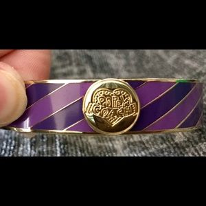 Coach “Poppy” Bracelet in purple and gold